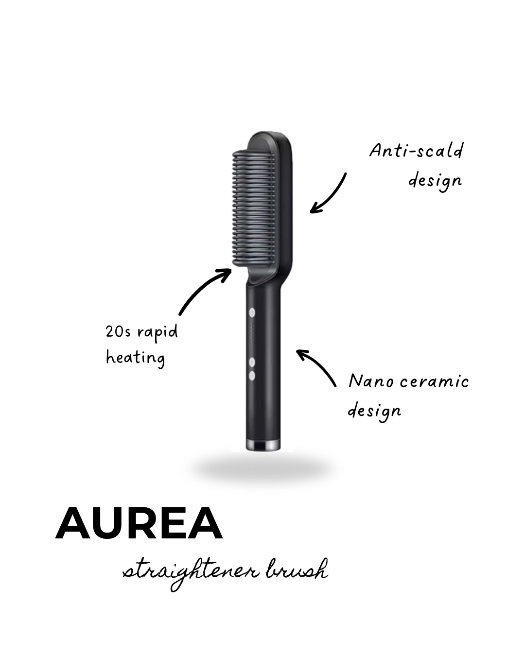 Aurea straightener brush